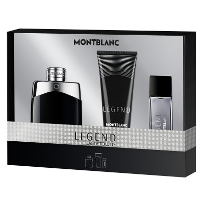 Mont Blanc Coffret Legend : EDT 100 ML + EDT 15 ML + gel douche 100 ML