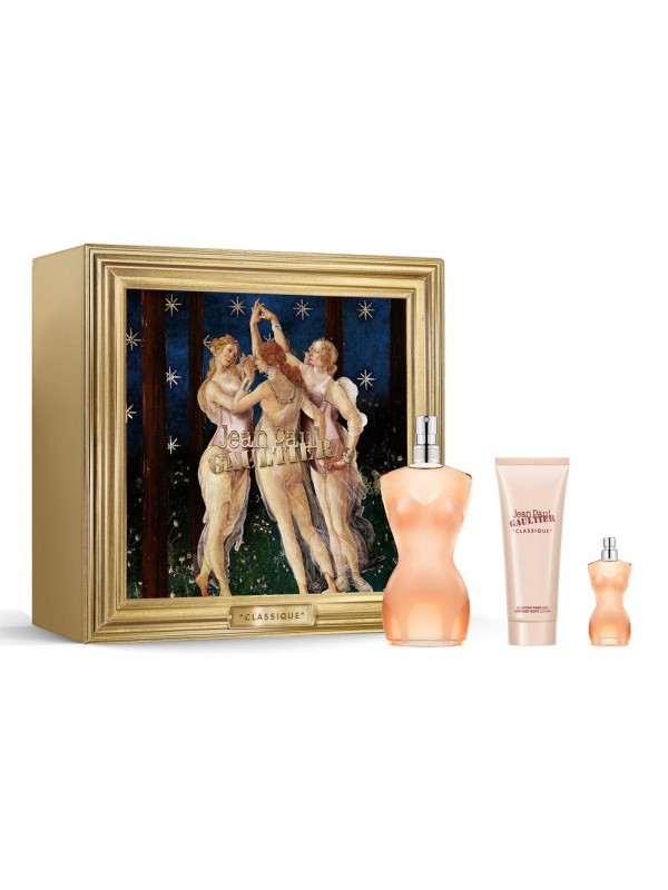Jean-Paul Gaultier Coffret LE BUSTE Classique : EDT 100 ML + miniature EDT 6 ML + lotion parfumée 75 ML