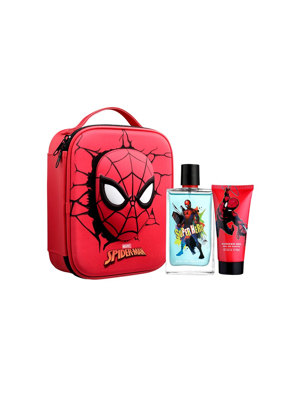 Marvel Coffret Spiderman : EDT 100 ML + gel douche 60 ML + sac 3D