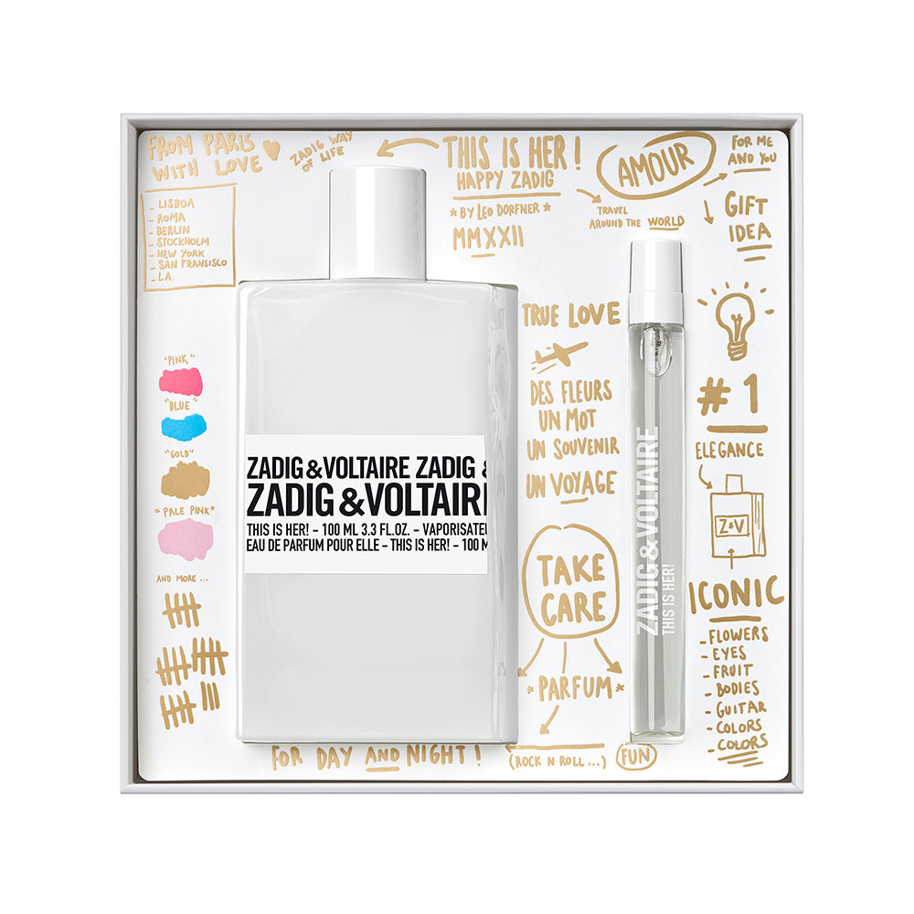 Zadig & Voltaire Coffret This is HER : EDP 100 ML + EDP 10 ML